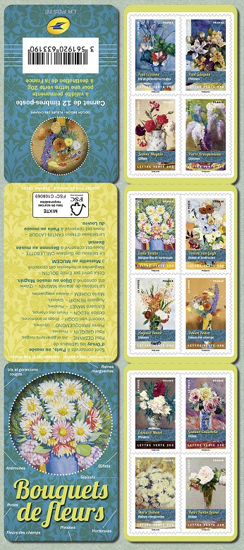 Image du timbre Bouquets de fleurs