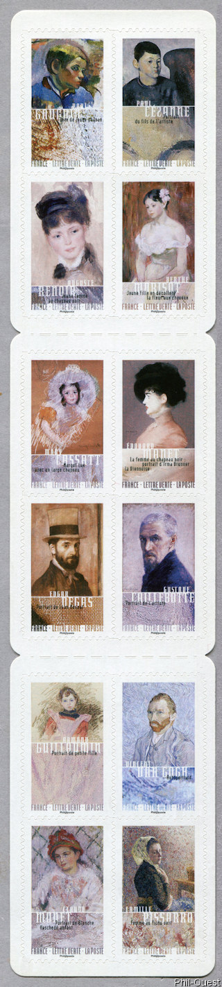 Image du timbre Portraits - Autoportraits