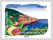 Image du timbre Corse - La châtaigne
