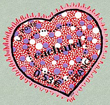 Image du timbre Le cœur de Cacharel - Timbre autoadhésif