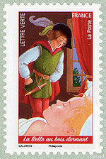 Image du timbre La belle au bois dormant
