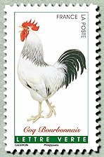 Image du timbre Coq Bourbonnais