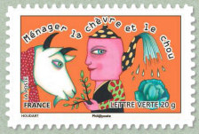 Image du timbre Ménager la chèvre et le chou