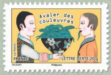 Image du timbre Avaler des couleuvres