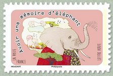 Image du timbre Avoir une mémoire d'éléphant