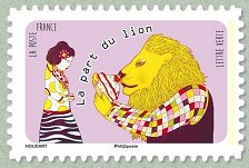 Image du timbre La part du lion