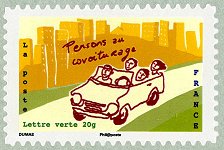 Image du timbre Pensons au covoiturage