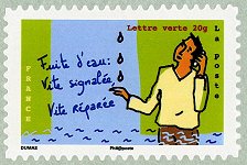 Image du timbre Fuite d'eau : Vite signalée, Vite réparée