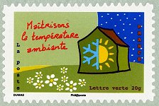 Image du timbre Maîtrisons la température ambiante :