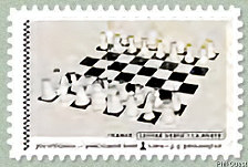 Image du timbre Jeu d'échecs – porcelaine dure – v.1970-Jean-Jacques Prolongeau
