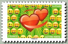 Image du timbre Cœurs liés