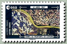 Image du timbre Champs au printemps en Espagne-12 Avril 2017