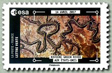 Image du timbre Rivière Green River aux États-Unis-14 Avril 2017