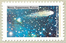 Image du timbre Nova, Supernova, Pulsar