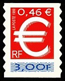 Image du timbre L´euro-Autoadhésif bords ondulés
