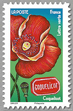 Image du timbre Coquelicot