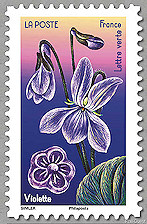 Image du timbre Violette