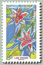 Image du timbre Lys rouge