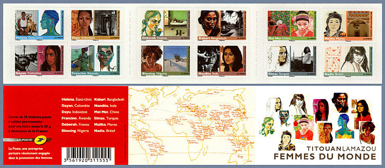 Image du timbre Carnet Femmes du Monde