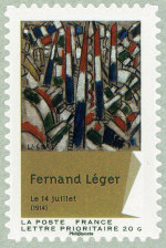 Image du timbre Fernand Léger-Le 14 juillet (1914)