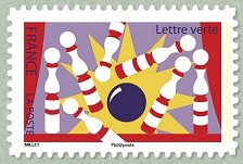 Image du timbre Le jeu de quilles