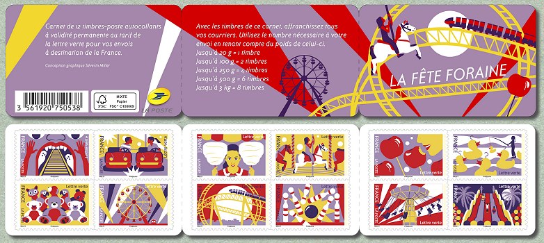 Image du timbre Carnet « La fête foraine »
