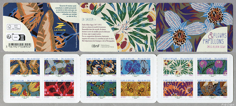 Image du timbre Fleurs et Papillons - Émile-Allain Séguy
