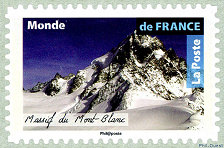 Image du timbre Massif du Mont-Blanc