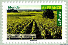 Image du timbre Vignobles de Bourgogne