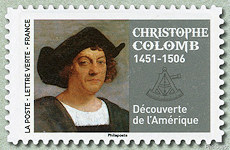 Image du timbre Christophe Colomb 1451-1506
-
Découverte de l'Amérique