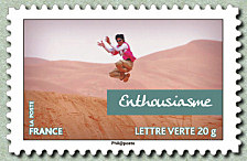 Image du timbre Enthousiasme