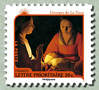 Image du timbre Georges de La Tour -  XVIIe-«Le Nouveau né »