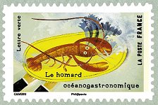 Image du timbre Le homard océanogastronomique