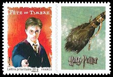Image du timbre Harry Potter-Timbre autoadhésif avec vignette illustrée