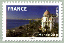 Image du timbre L'Hôtel Negresco à Nice (Alpes-Maritimes)