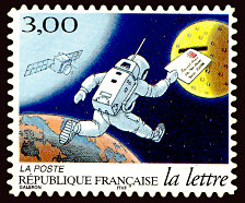 Image du timbre Cosmonaute-timbre auto-adhésif
