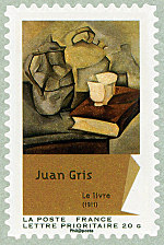 Image du timbre Juan Gris-Le livre (1911)