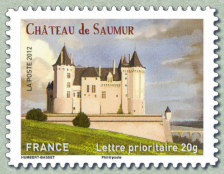 Image du timbre  Le Château de Saumur