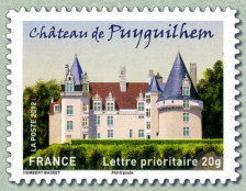 Image du timbre Château de Puyguilhem