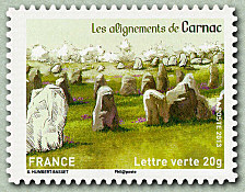 Image du timbre Les alignements de Carnac