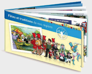 Image du timbre Carnet « Fêtes et Traditions de nos régions » -Ouest, Nord et Sud-Ouest