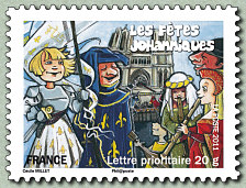Image du timbre Les fêtes johanniques de Reims