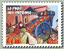 Image du timbre La foire aux potirons et légumes rares de Tranzault