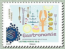 Image du timbre Gastronomie