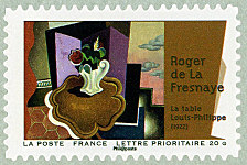 Image du timbre Roger de La Fresnaye-
La table Louis-Philippe (1922)