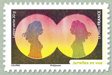 Image du timbre Jumelles en vue