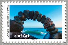 Image du timbre Arche rocheuse sur la plage