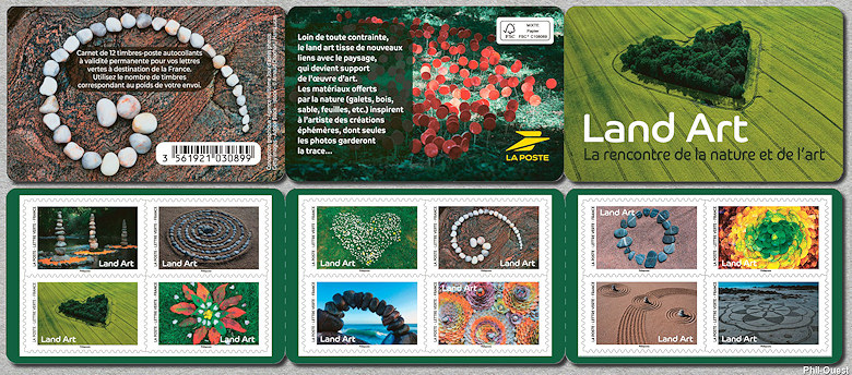 Image du timbre Land Art - La rencontre de la nature et de l'art