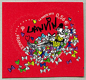 Image du timbre Le coeur de Lanvin autoadhésif à 0,56 €