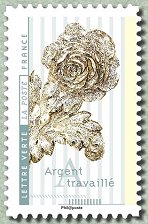 Image du timbre Argent travaillé